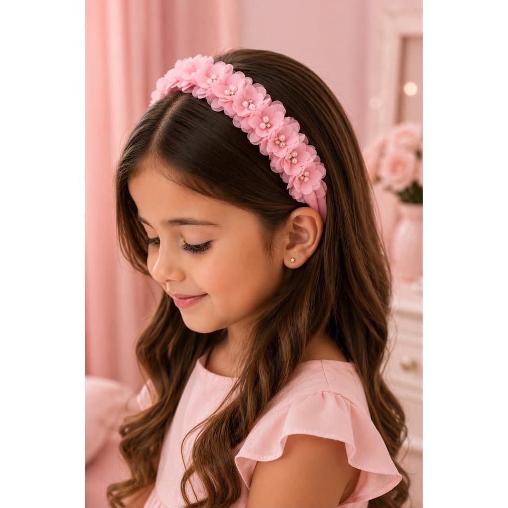 Arco infantil Tiaras infantil  Tiara de flor Tiara delicada Diadema  Tendência Tiara para festa