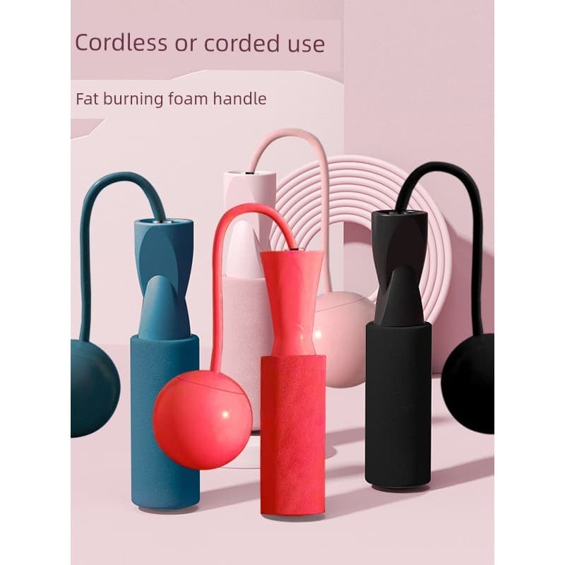 corda de pular corda para pular corda de pular profissional Corda de pular sem fio Fitness interior senhoras exercício c