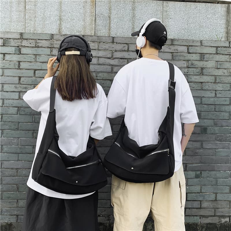 Estilo de ombro japonês único ins estilo coreano saco do mensageiro Retro feminino estudante versão preguiçosa saco de p