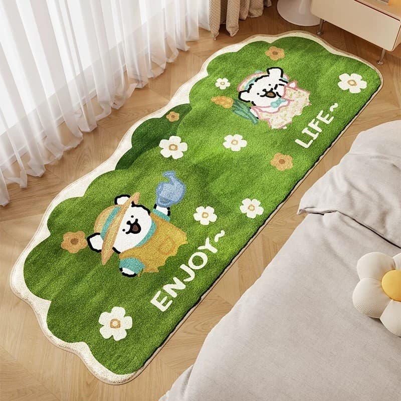 [Novo produto] tapete de quarto infantil, quarto de menina, cobertor de cabeceira doméstico, tapete de cabeceira mestre