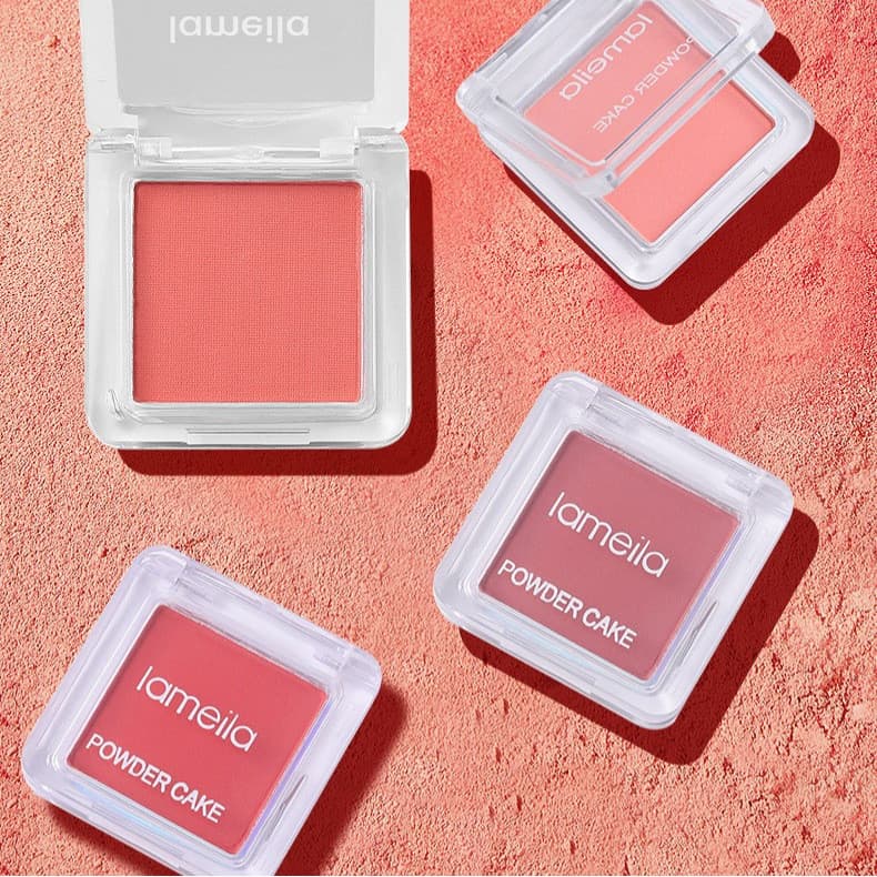 Blush monocromático iluminador facial maquiagem Nude de cor de longa duração