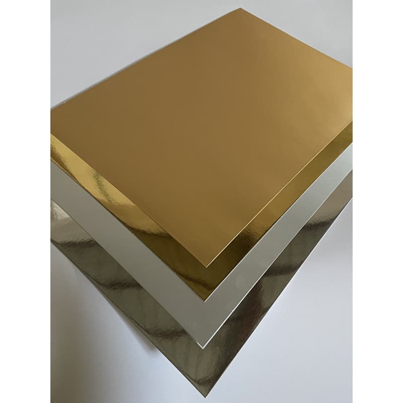 125g Papel Dourado Prata a4/a3 Origami Artesanal 4 Aberto 8 Pintura Acrílica Aberta Papel de Pintura Decorativa Papel de
