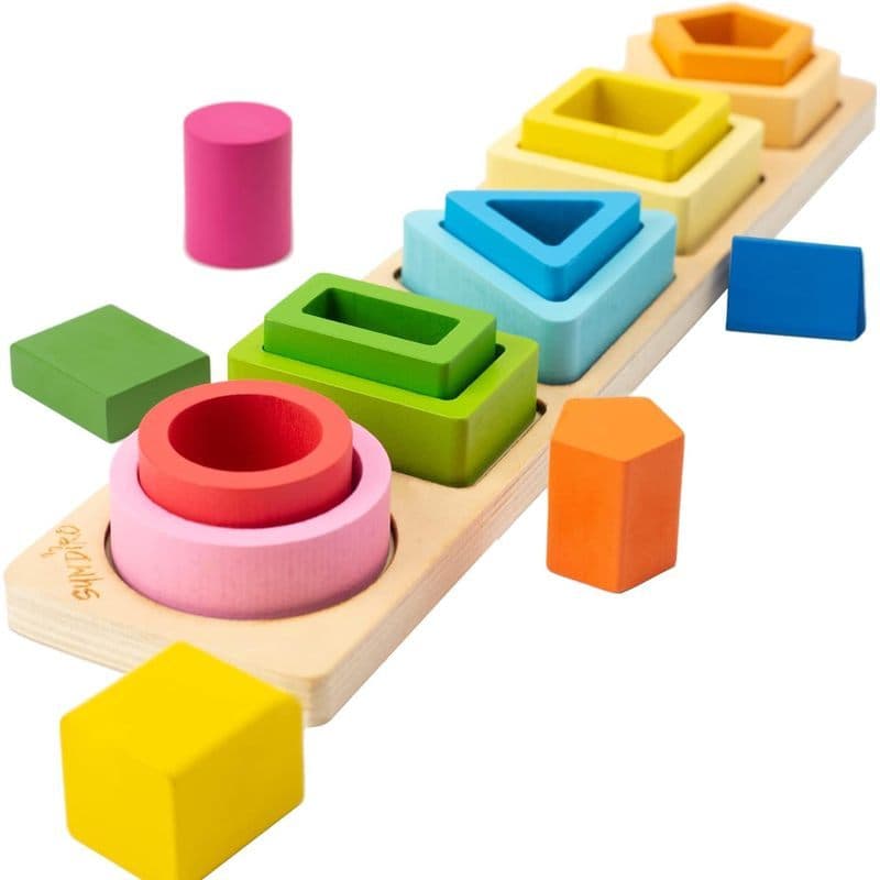 Brinquedos Symdiro Montessori Para Meninos De 1 A 3 Anos & amp ; Meninas , Conjunto De Aprendizagem Sensorial