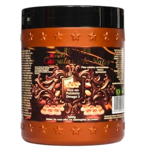 Máscara de Nutrição Capilar Camafeu de Nozes Cabelos Quebradiços Hidrata e Nutre 500g - Coiffer