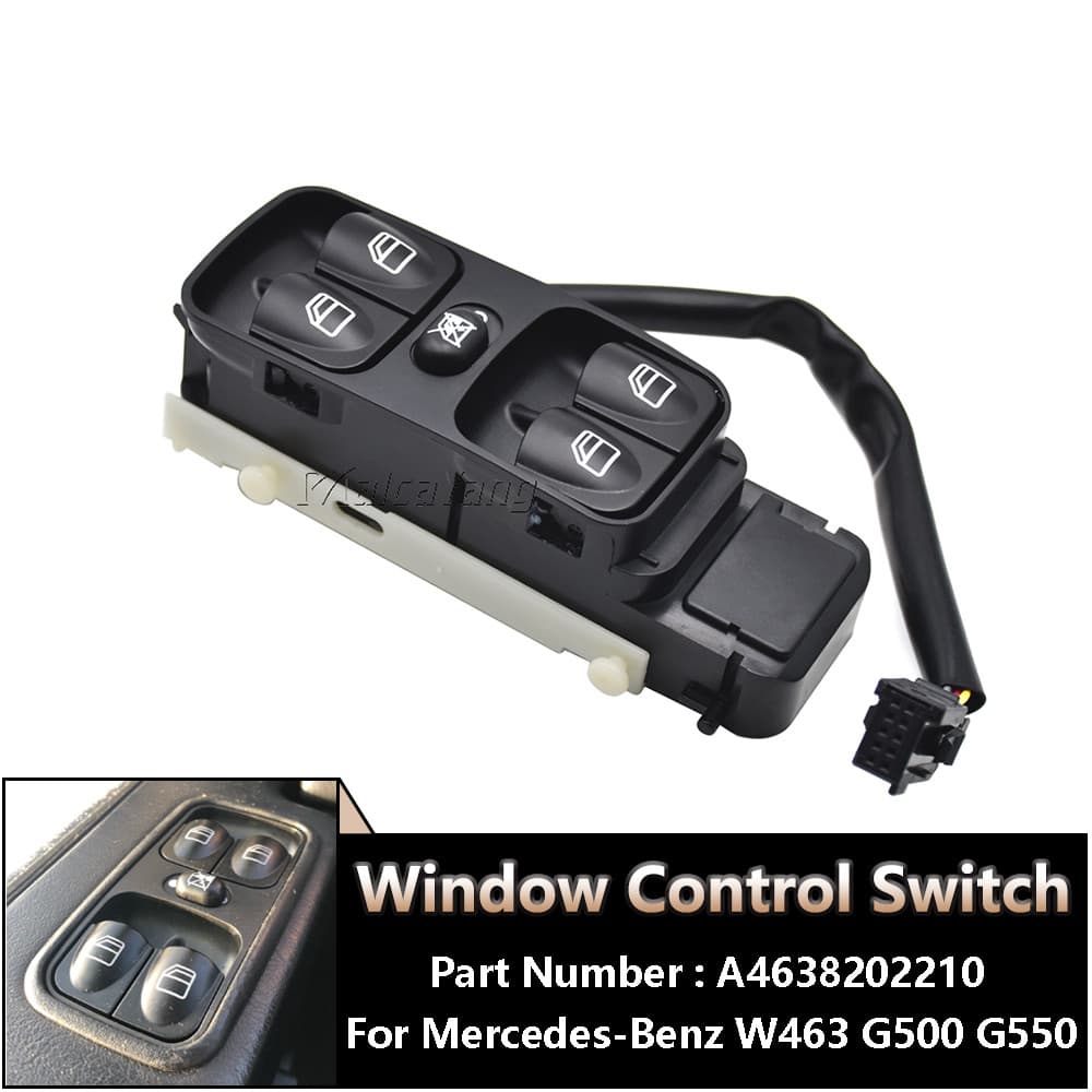 A4638202210 4638202210 Frente LH Esquerda Novo Botão Interruptor Da Janela Elétrica Para MERCEDES-BENZ G500 G55 G550 G63