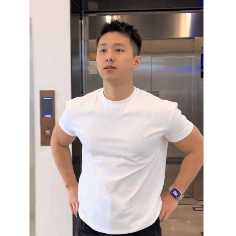 Solona camiseta 2026 novo estilo de manga curta masculina amigável à pele respirável Formal ombro camisa de fundo bonito