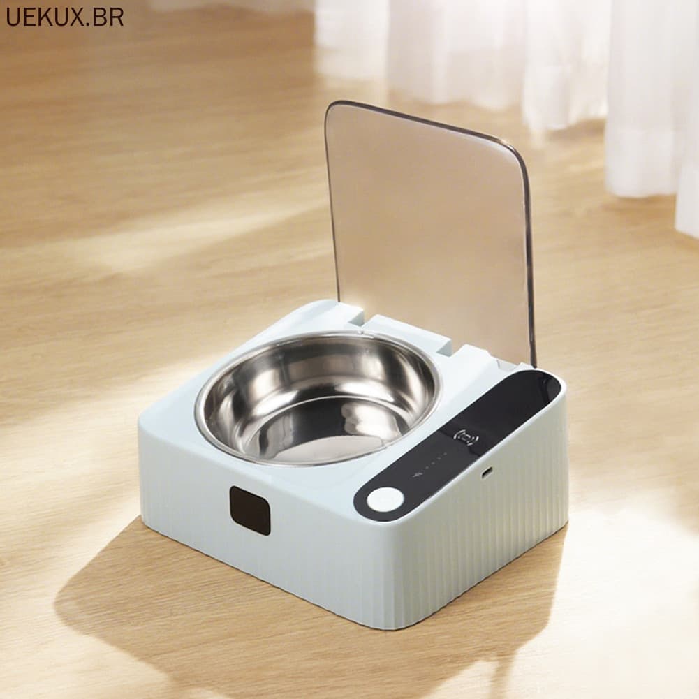Tigela Inteligente Para Gatos Com Sensor De Movimento Tecnologia Infravermelha Mantém Os Alimentos Frescos . Perfeito Co