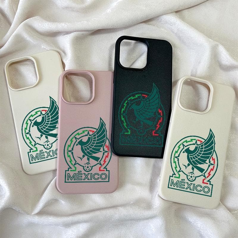 Capa para iPhone 11 12 13 14 15 16 17 Pro Max XS Max Capa para celular Com Mexico national football team logo