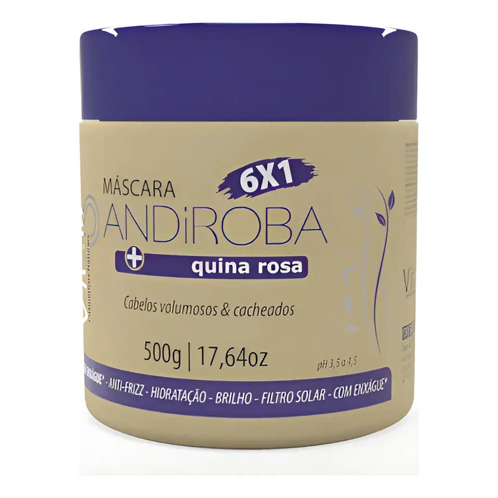 Máscara Vitiss Andiroba 500ml Cachos Definidos Antifrizz