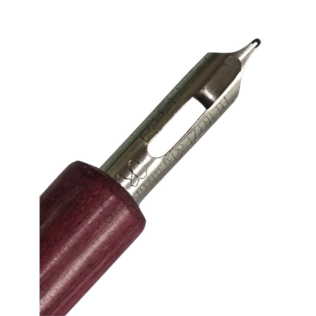 Antigo Rarissimo Bico de Pena Heintze Caligrafia Monolinha