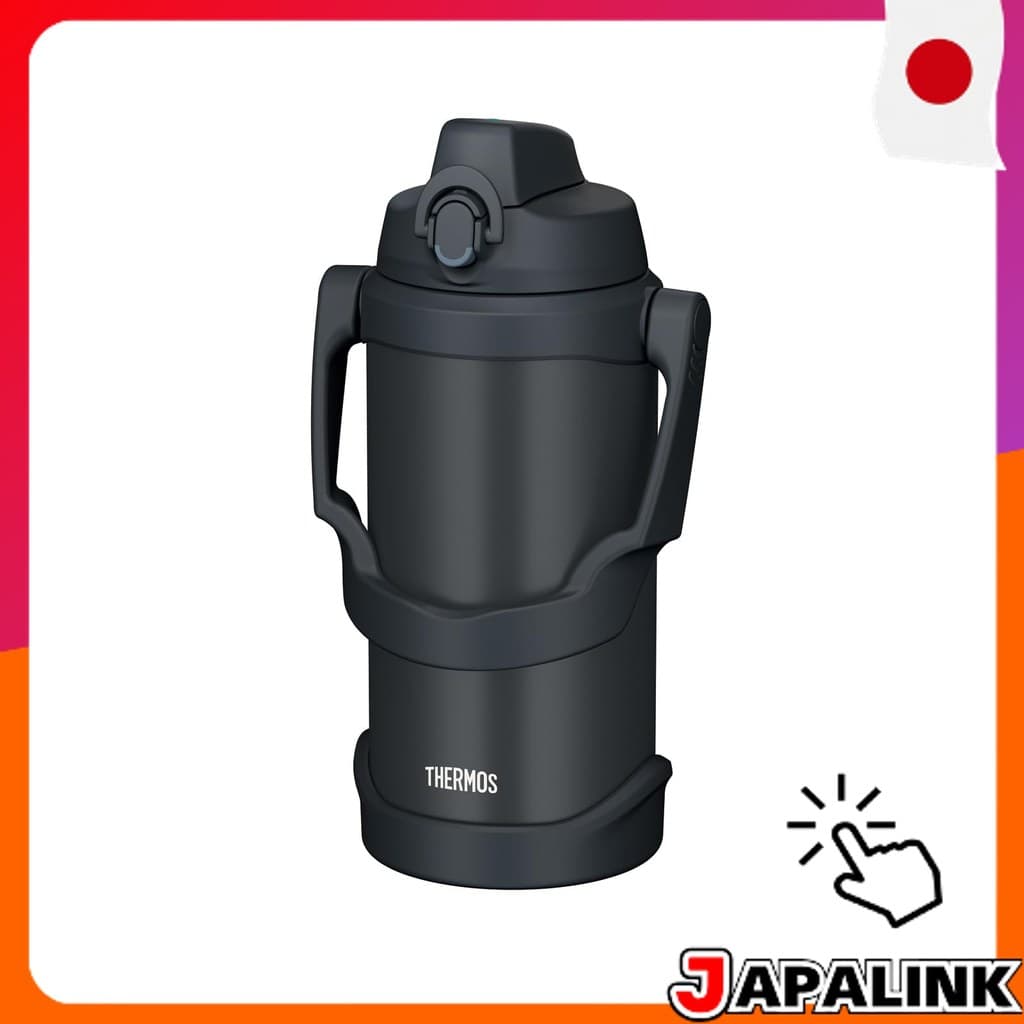 THERMOS Garrafa Térmica Esportiva Preto Jade FJQ-2001 【Direct from Japan】