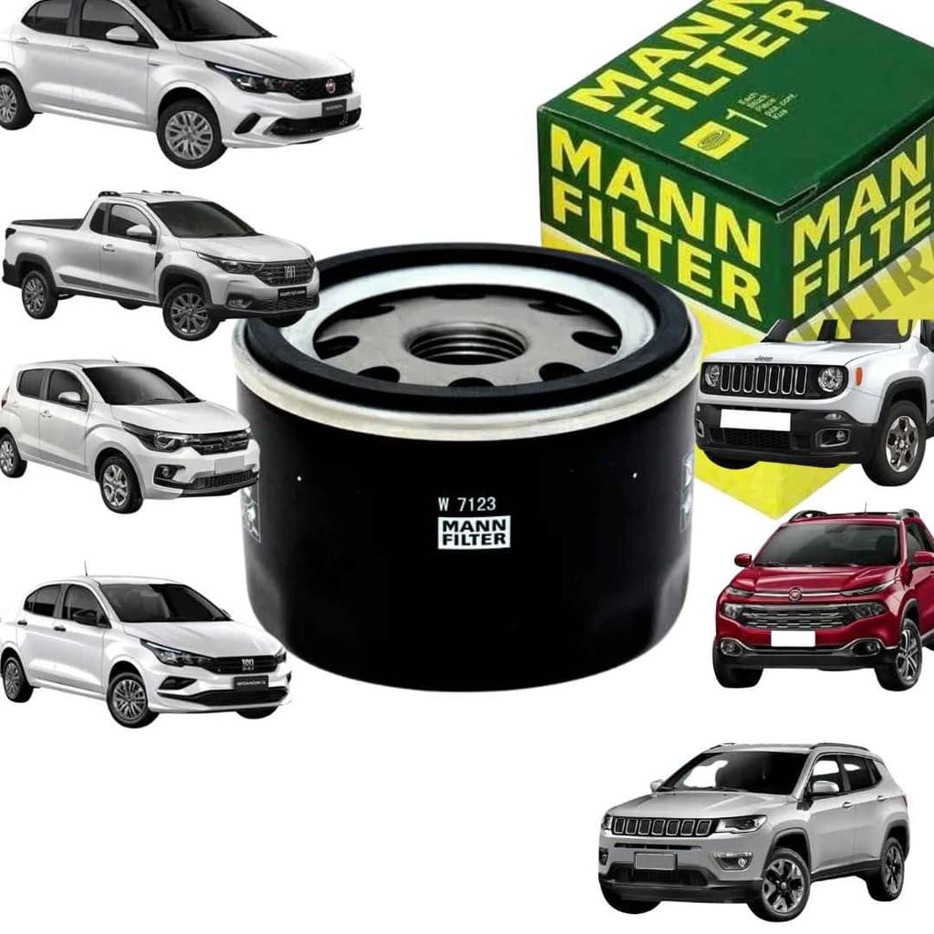 Filtro Óleo Fiat Mobi / Argo / Pulse / Toro / Uno / Cronos / Strada / Fastback - Jeep Compass / Renega/ Co