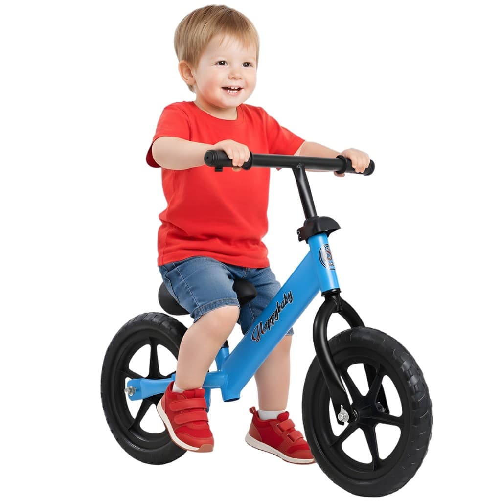 Bicicleta Sem Pedal Treino Equilíbrio Infantil Azul Aro 10 - Castela