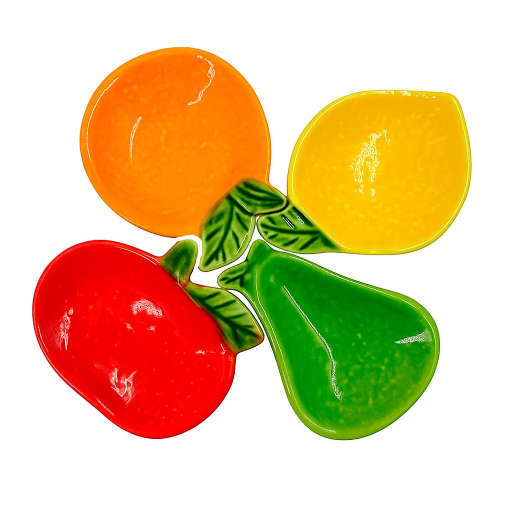 Mini Bowl Fruta em Cerâmica Louça Decoração para Mesa Posta Molhos Geleias