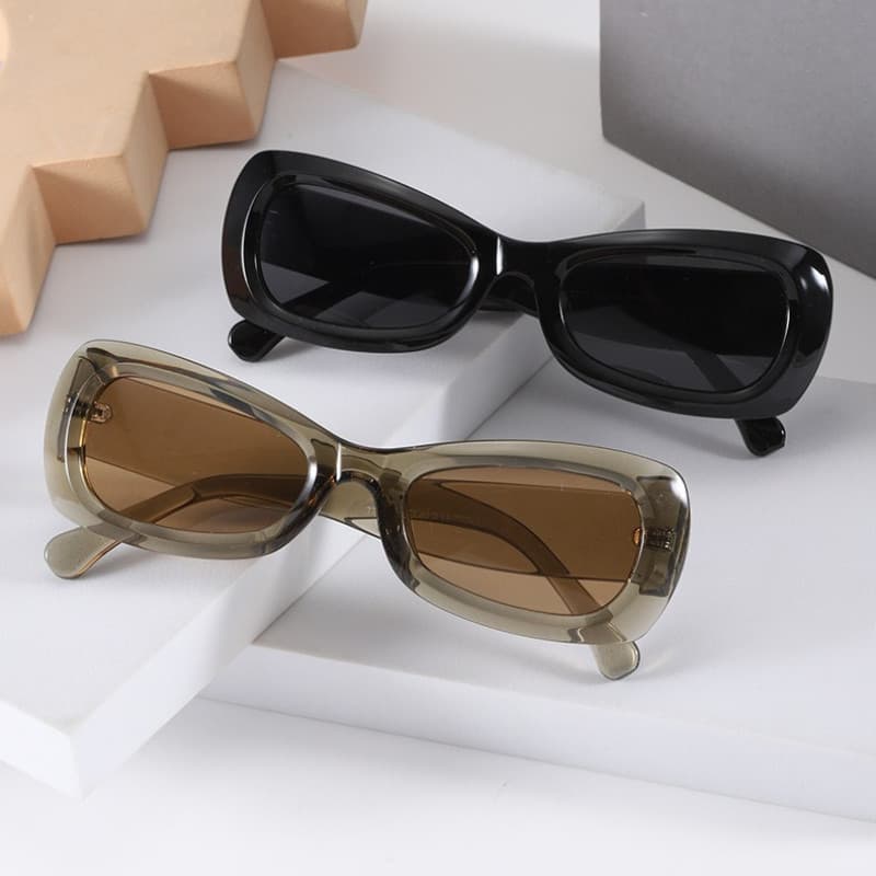 2026 Na Moda Olho De Gato Forma Borboleta Óculos De Sol Feminino Simples Casual UV400 Luxo Elegante Para Mulher