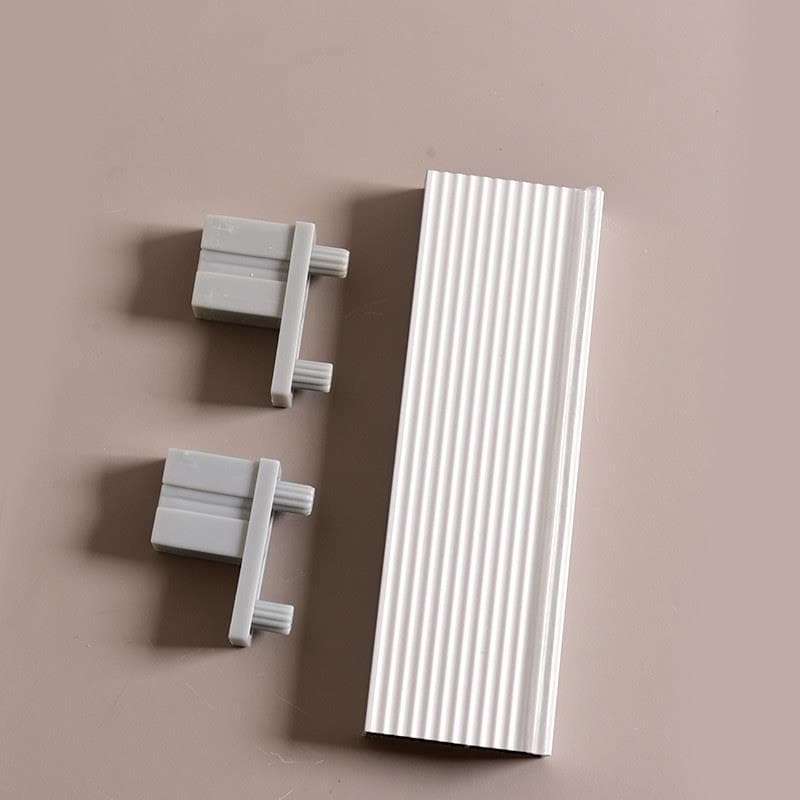 Conector de feixe de armário de liga de alumínio para armário de cozinha, banheiro, bancada, junta, engrenagem frontal