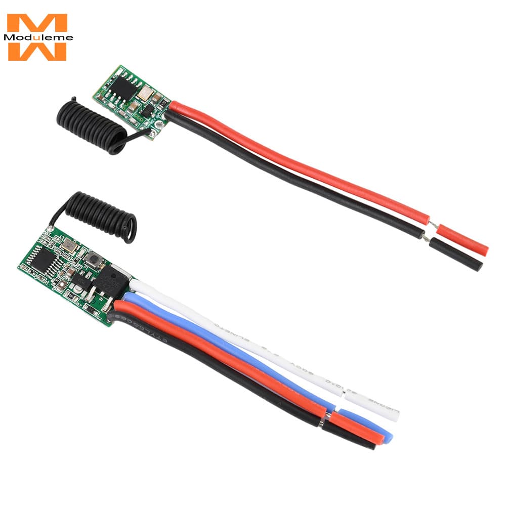 Módulo RF Universal De Ampla Tensão DC3V-24V Transmissor-Receptor Sem Fio Em Miniatura 433MHZ