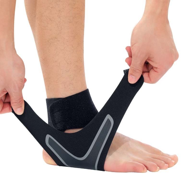 Protetor de tornozelo esportivo Anti-Wai anel de pé compressão protetor de tornozelo dupla face Velcro pular corda basqu