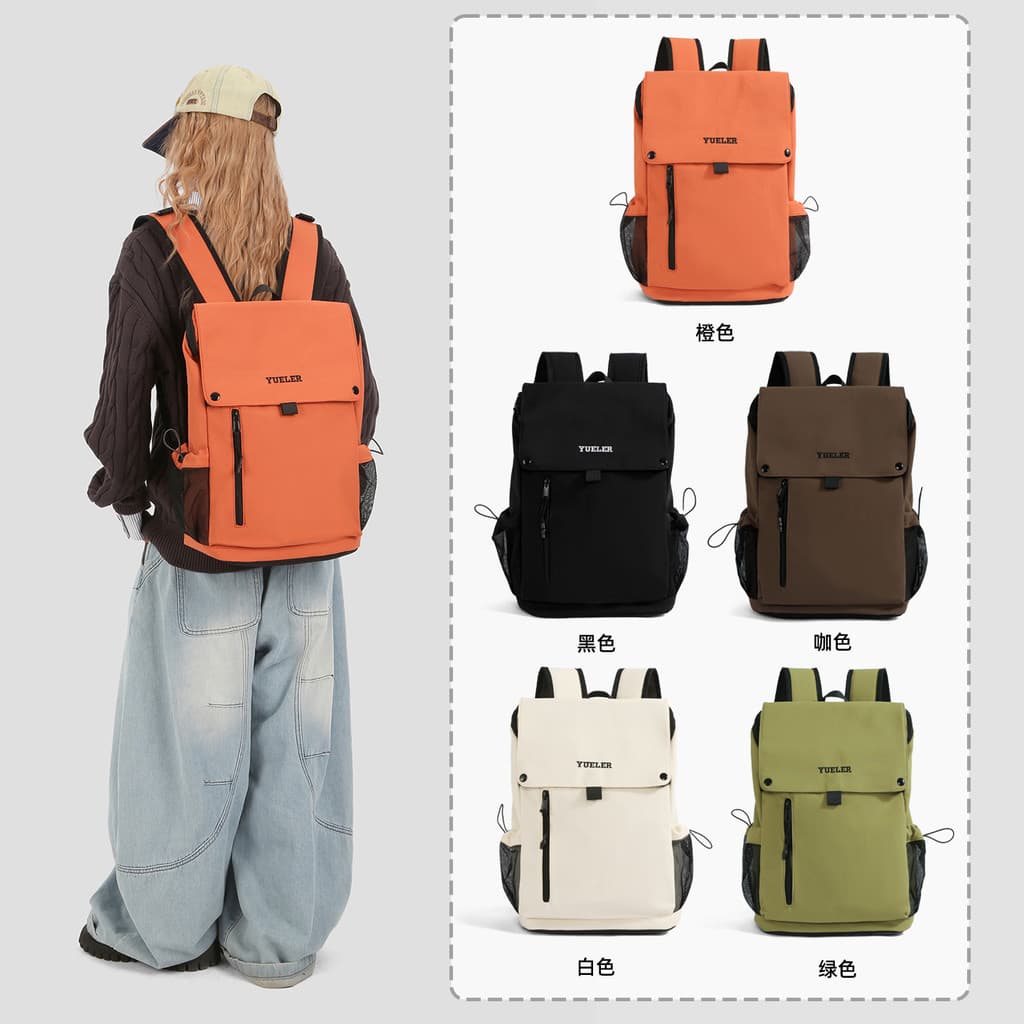 Nicho Design ao ar livre leve mochila das mulheres dos homens Unisex Casual All-Match estudante mochila de viagem saco d