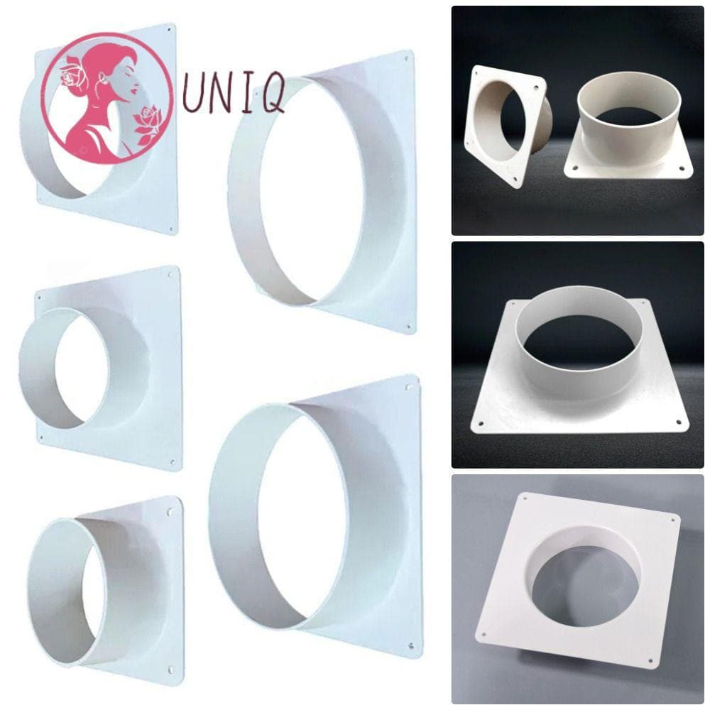 UNIQ 1 Peça Conector De Duto De Ventilação De Ar , Ferramentas Flange Adaptador De Saída Tubo Fácil Instalação