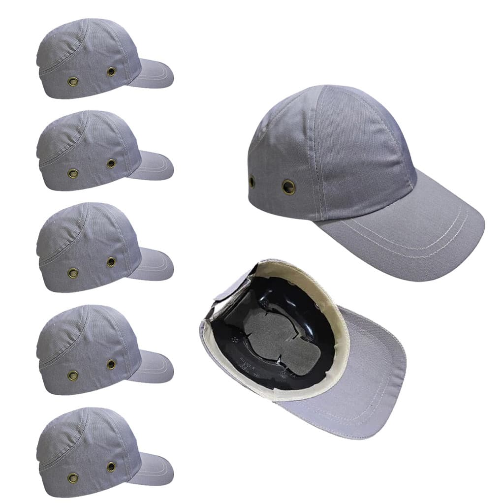 Bone com Capacete EPI Kit 5 Uni Obra Seguranca Casquete Construcao Oficina Trabalho Reparo Protecao Eficiente Resistente