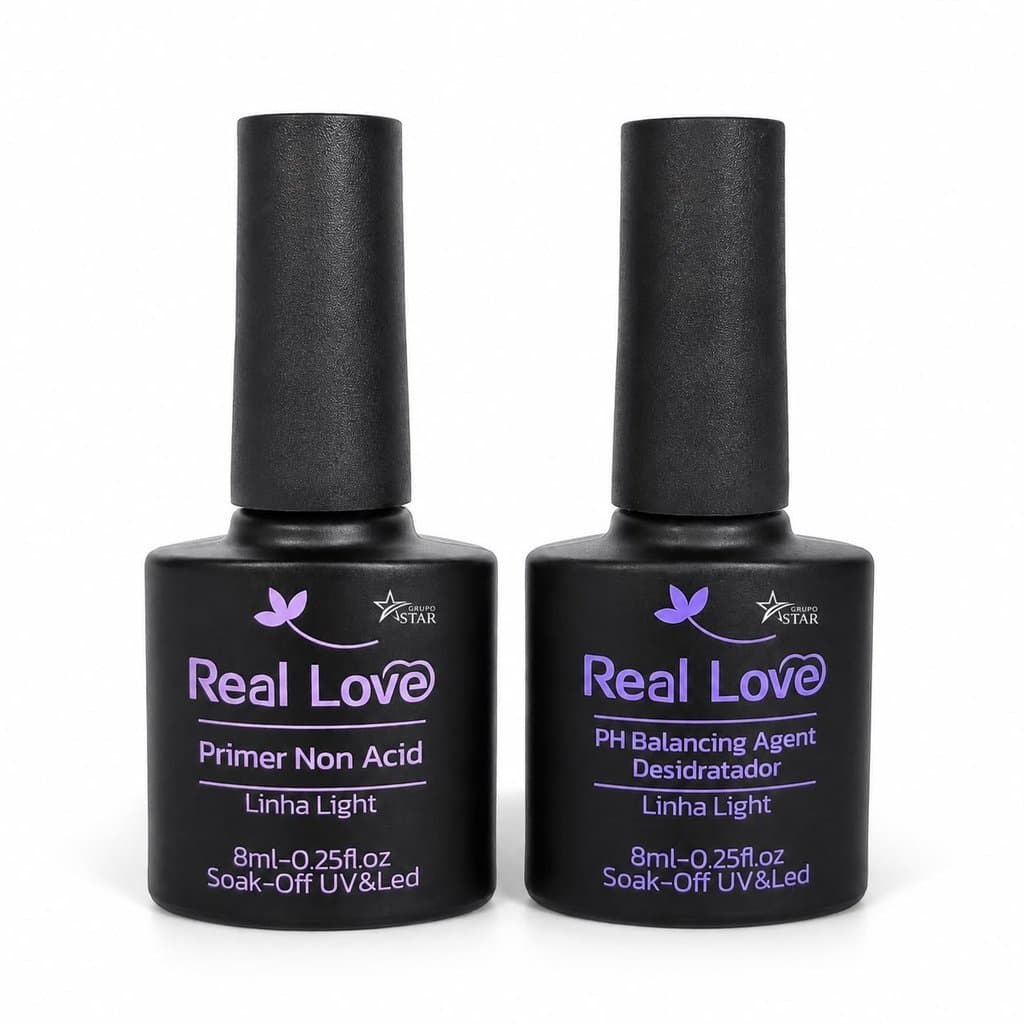 Kit 2 Preparadores Primer + Controlador de PH 8ml - Real Love