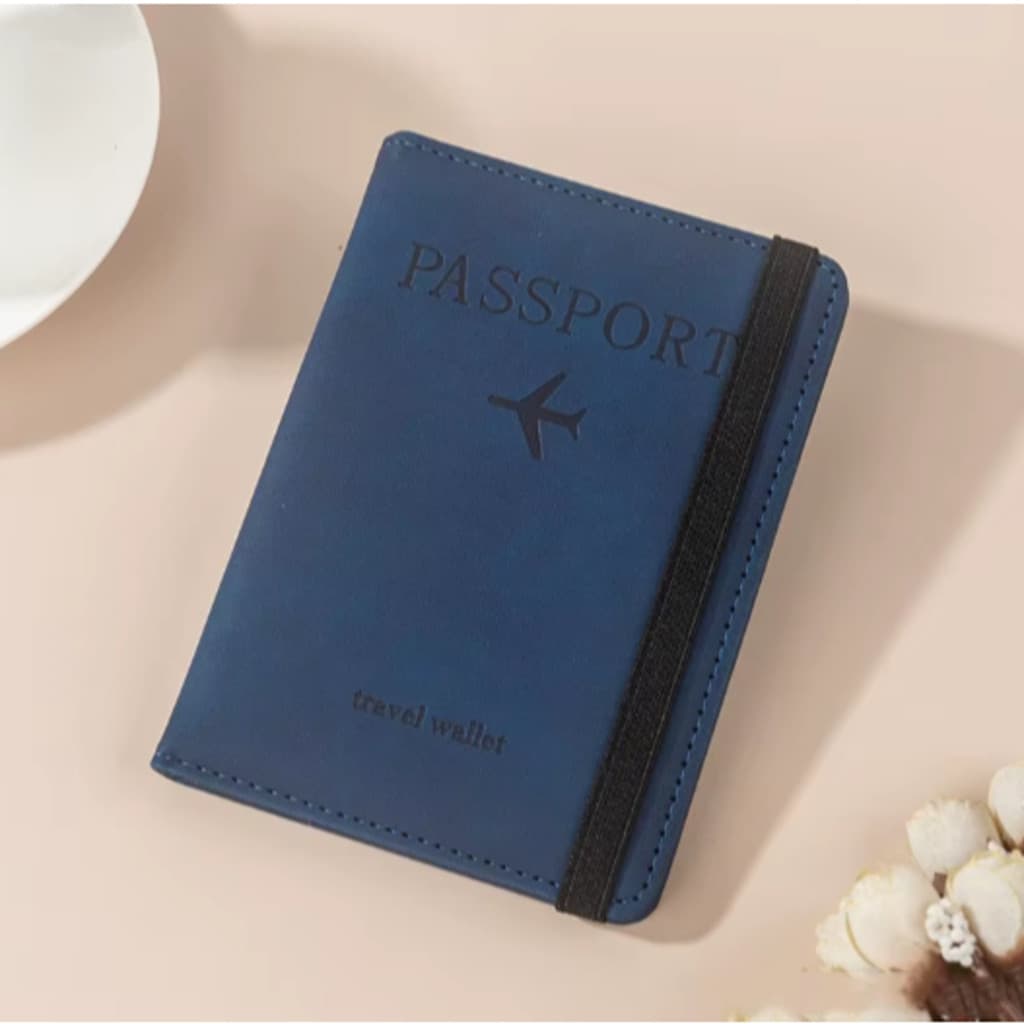 Porta Passaporte Documentos Cartões Cédulas Viagem Sintético Passaporte RFID