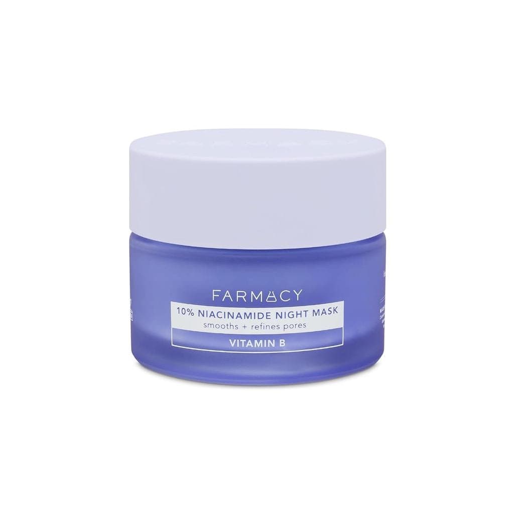 Máscara Facial Noturna FacyNiacinamide - Máscara Facial Refinadora de Poros com 10% de Niacinamida - Reabastece a Barrei