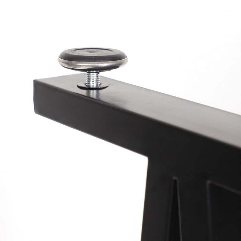 Suporte de perna de mesa em ferro forjado em forma de V, estrutura de suporte para balcão de bar, mesa de jantar, mesa d