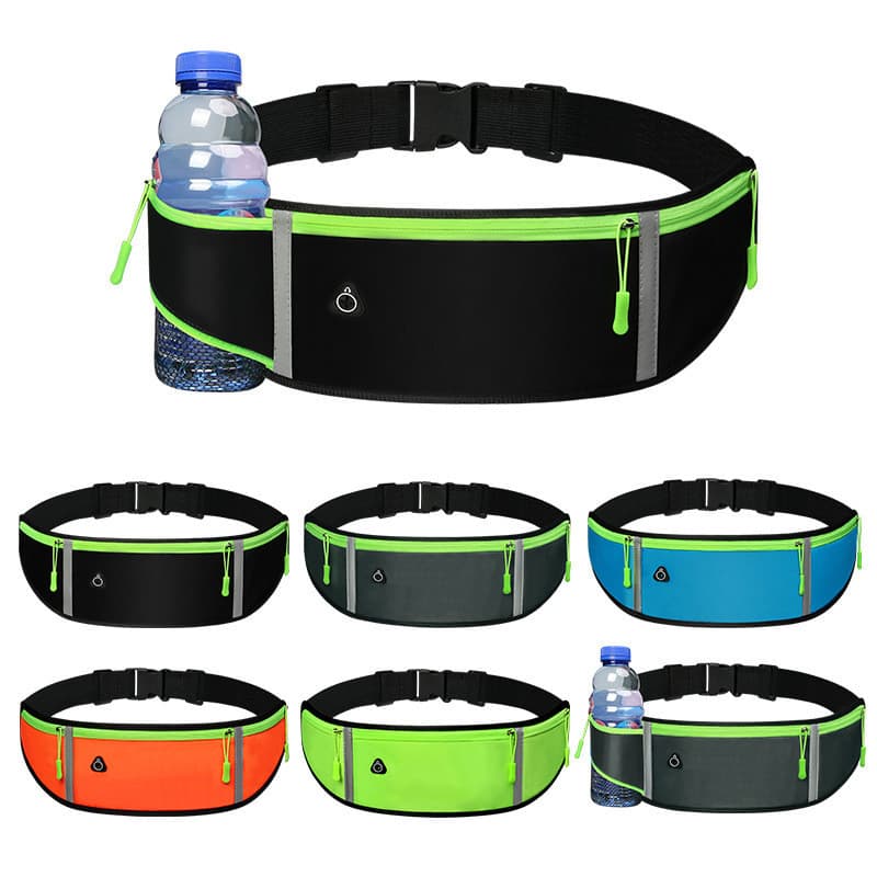 11 bolsa de cintura esportiva elástica ao ar livre masculina Fitness corrida ciclismo bolsa de cintura Anti-roubo à prov