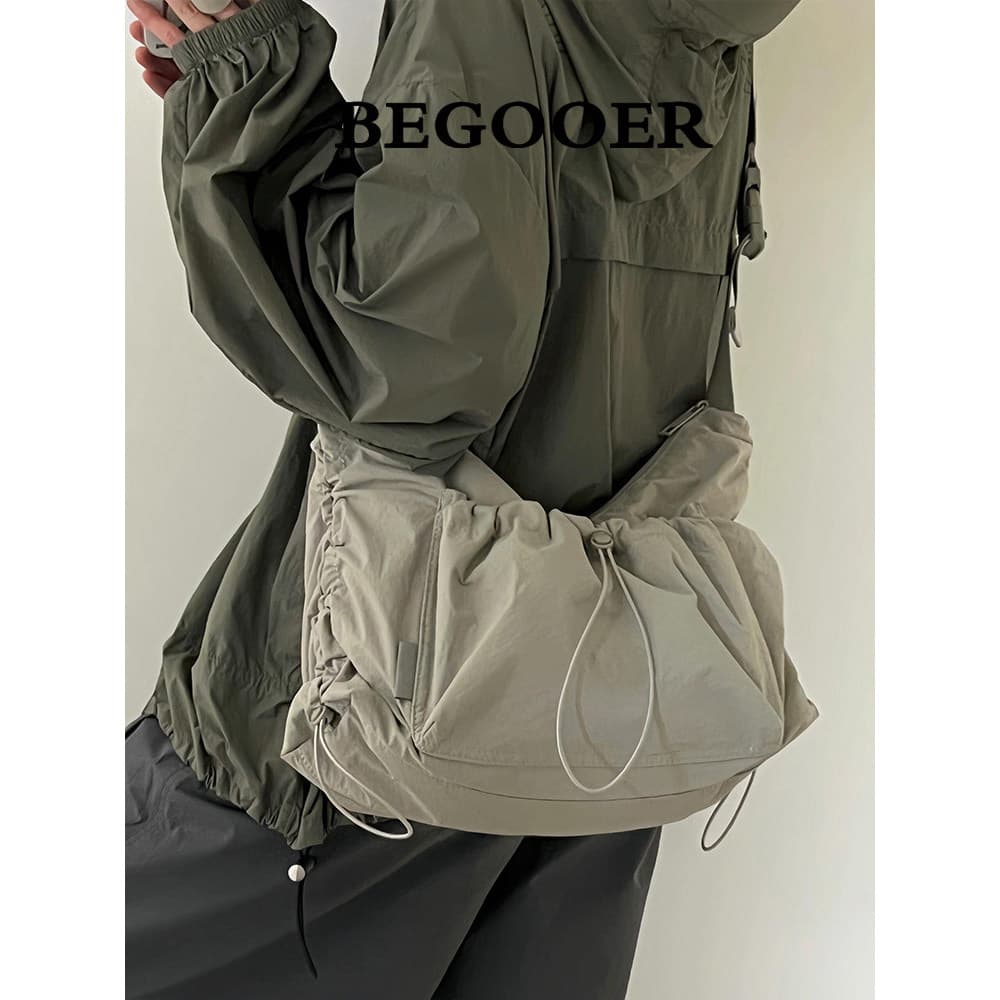 bolsa feminina bolsa transversal feminino BEGOOER Puff Bag Nicho Design Cordão de um ombro