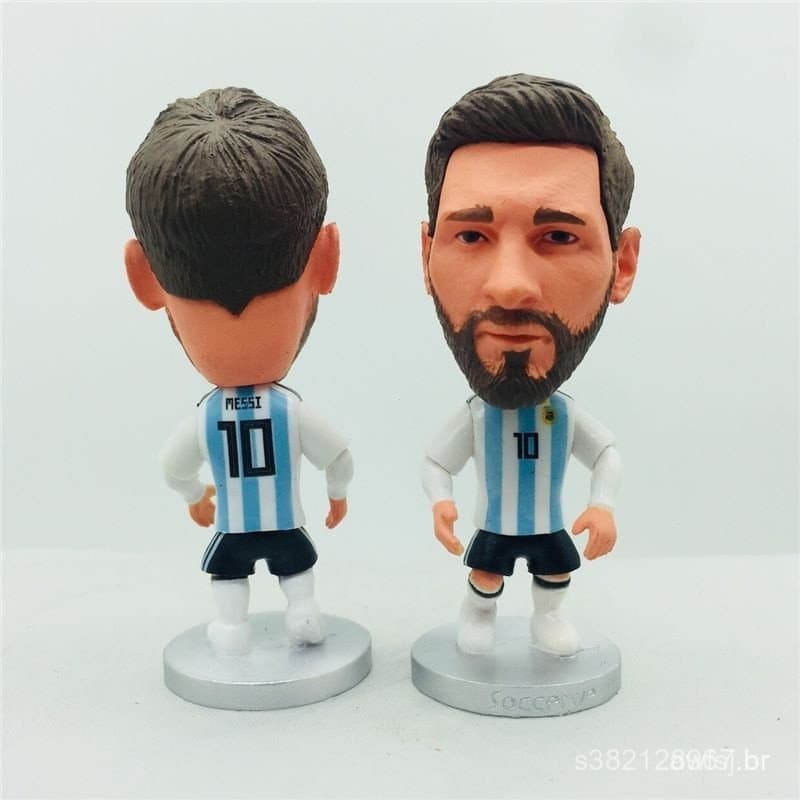 Boneca De Futebol Argentina 2022 Copa 10 Leonnell Messi Ronaldo Simba Pebati Estátua Do Muller Stewart