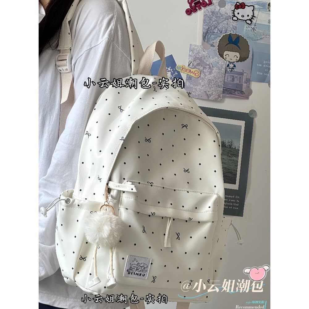 2025 verão japonês mochila feminina quatro quinta série seis nicho ins estudantes do ensino médio pequena mochila fresca