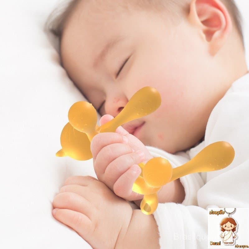 Bastão de dentição de silicone para bebês, brinquedo calmante, mordedor, comida para mães e bebês