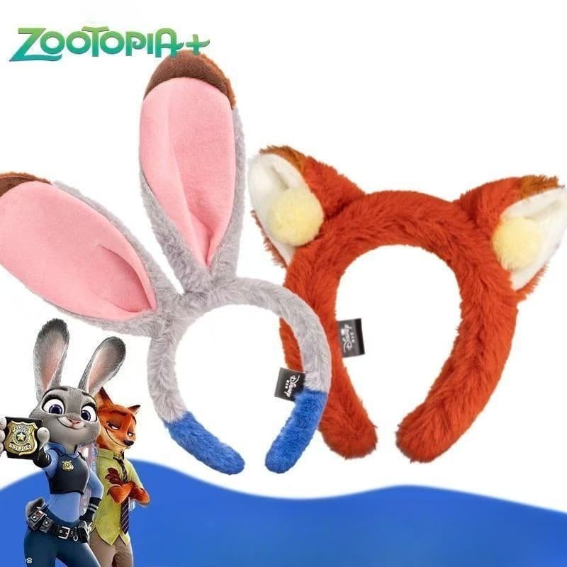 Faixa De Cabelo De animal Judy Cosplay Bandana Acessórios Bonito Dos Desenhos Animados Kawaii Parque Brinquedos Crianças