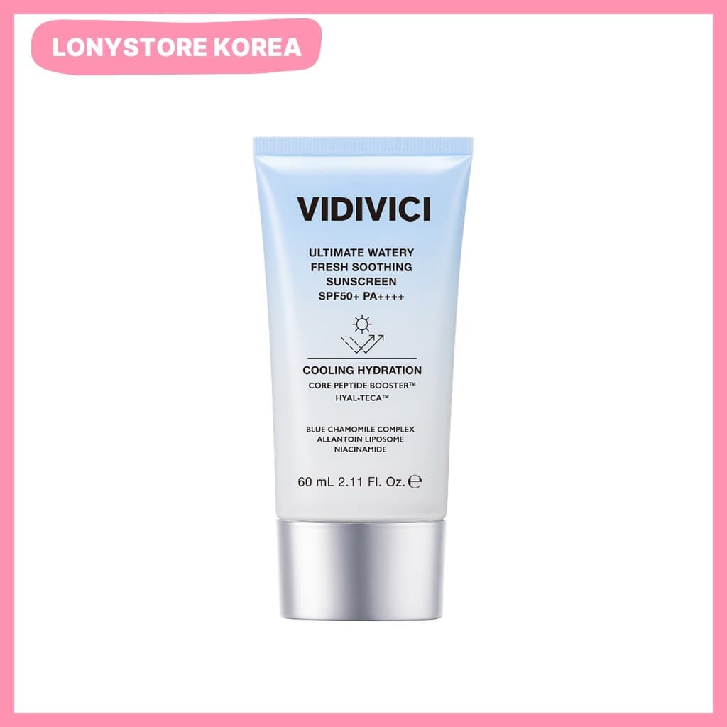 [vidivici] Protetor Solar Calmante Ultimate Watery Fresh , Fps50 + PA + , 60ml , 1 Unidade/Coreano Fps50 Da LONYSTORE