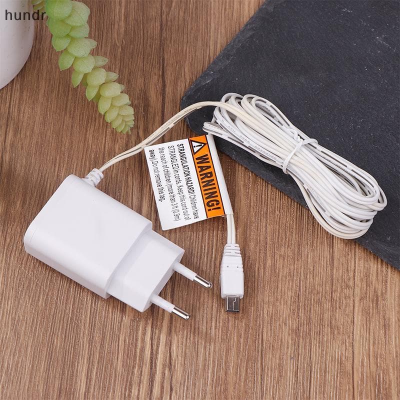[hundr] 110-240V Oril Ue Adaptador De Energia Carregador Mini Conector USB Para Monitor Do Bebê VB601 VB603 VB605 Babá C