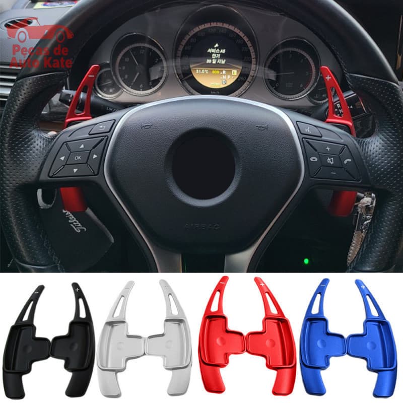 Extensor de Paddle Shift para Volante de Carro para Mercedes-Benz Classe A B W176 2013-2015 A200 A250 B200 ML350 SLK250