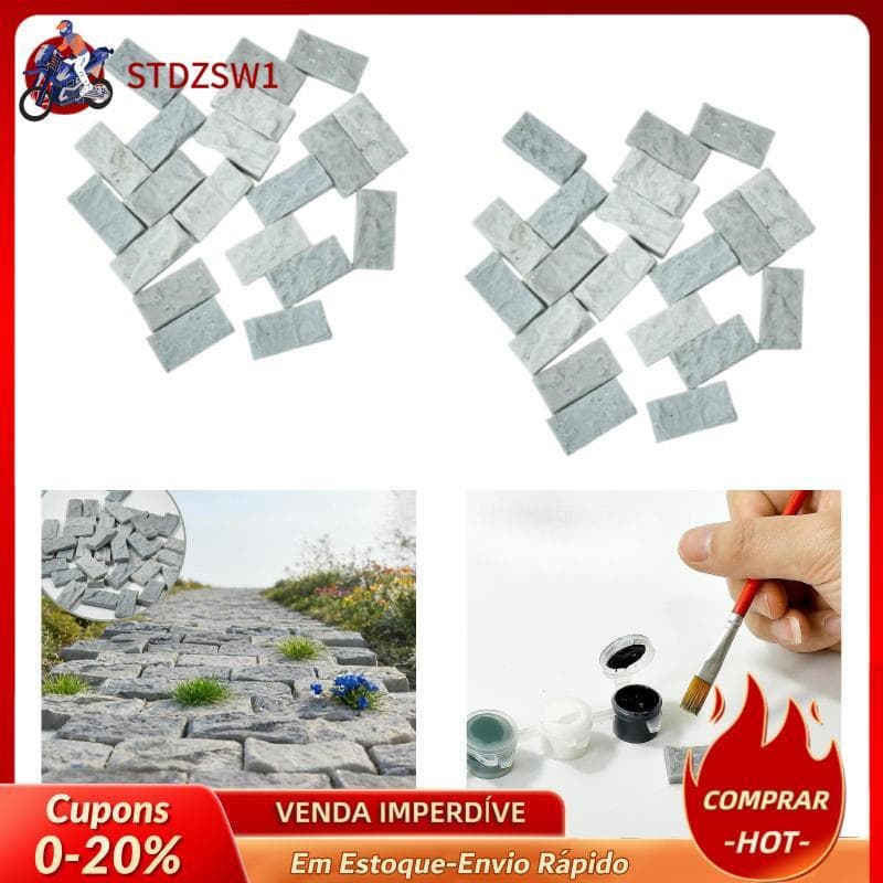 [stdzsw1] 20x Mini Acessórios Para Tijolos Presentes Versáteis Dioramas De Construção Kit De Modelo De Substituição De P