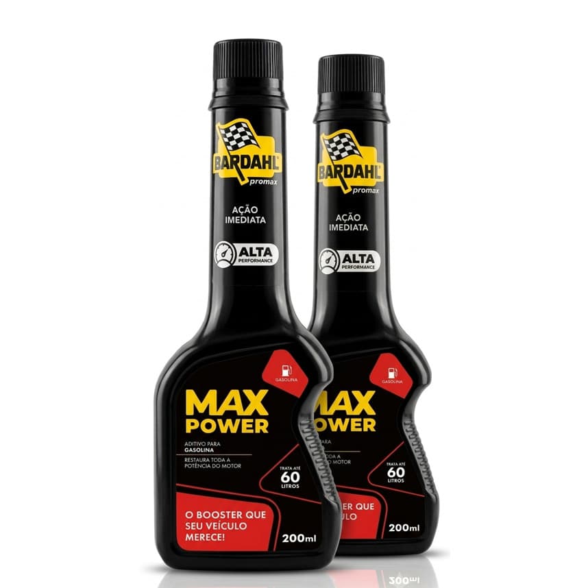 ADITIVO BARDAHL MAX POWER 200ML - 2 UNIDADES