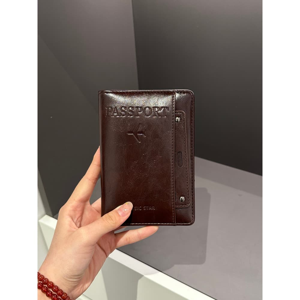 [Produtos de viagem] Porta-passaporte Visa Cartão de embarque Bolsa de armazenamento Documento Porta-bilhetes Carteira P