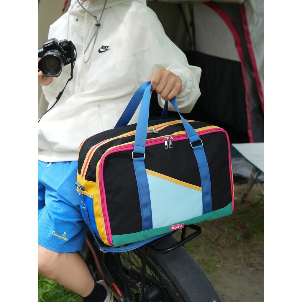 Bolsa de viagem de tecido Oxford à prova d'água de grande capacidade, esportes, Fitness, portátil, homens, mulheres, mes