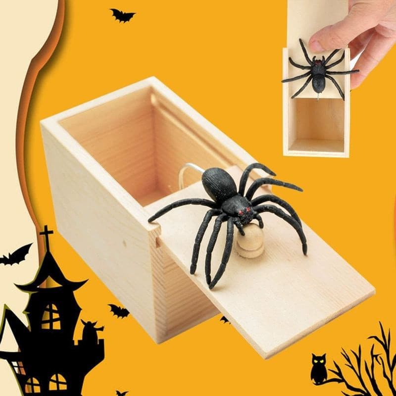 Brinquedo de Horror em Caixa de Madeira/Brinquedo Complexo de Halloween/Caixa de Madeira Forjada Criativa Horror V1WS