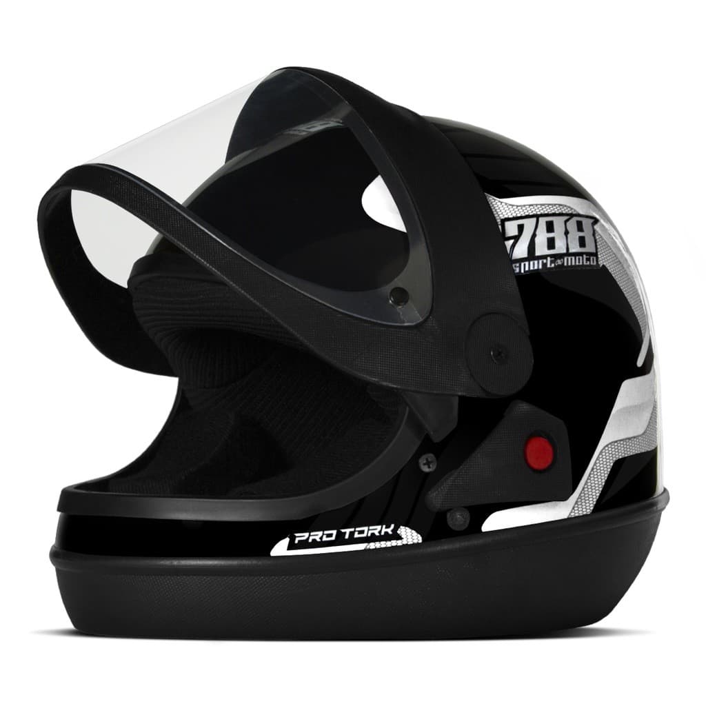 CAPACETE SPORT MOTO 788 Fechado Automático Pro Tork Moto