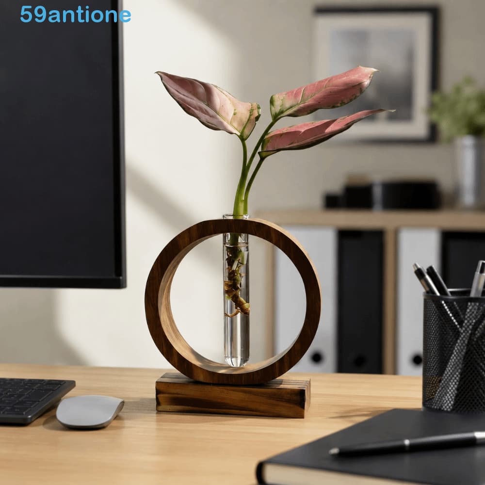Vaso De Tubo ANTIONE , Flores Hidropônico Geométrico , Enfeites De Mesa Decorativo De Decoração Para Casa