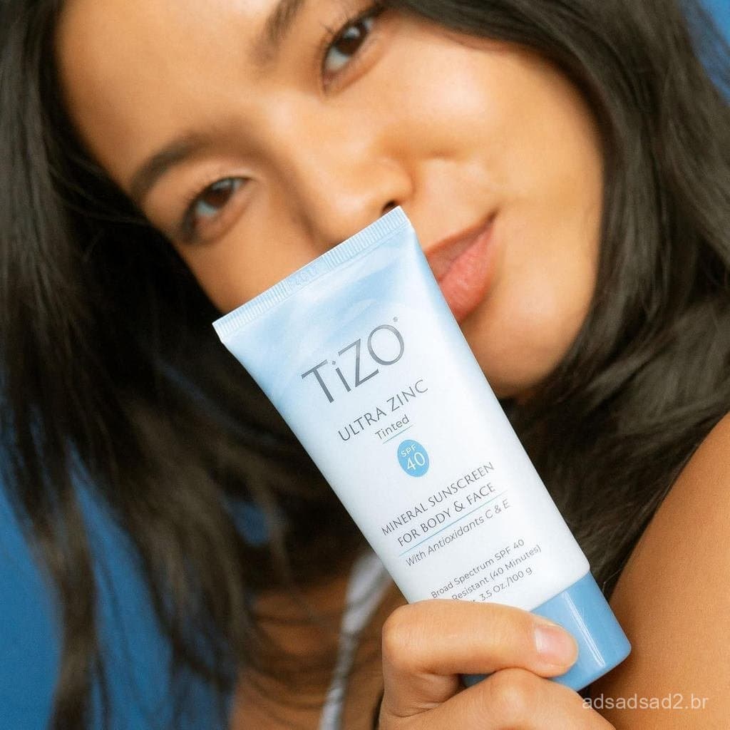 Protetor Solar TINTED para Corpo e Rosto TIZOUltraZinc SPF40, 3,5 onças ZIRT