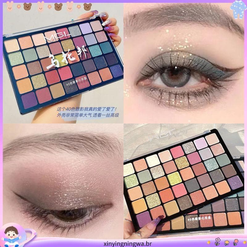 Loja Venda quente Maquiagem Artista Paleta de sombras de cores dedicadas Maquiagem de palco Perolado Esfumaçado Europeu