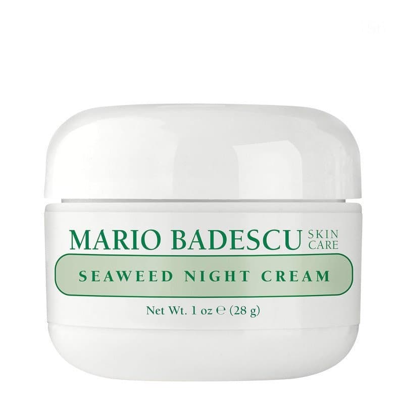 Creme Noturno de Algas Marinhas Mario Badescu para Mulheres, Hidratante Antienvelhecimento Sem Óleo com Colágeno e Hialu