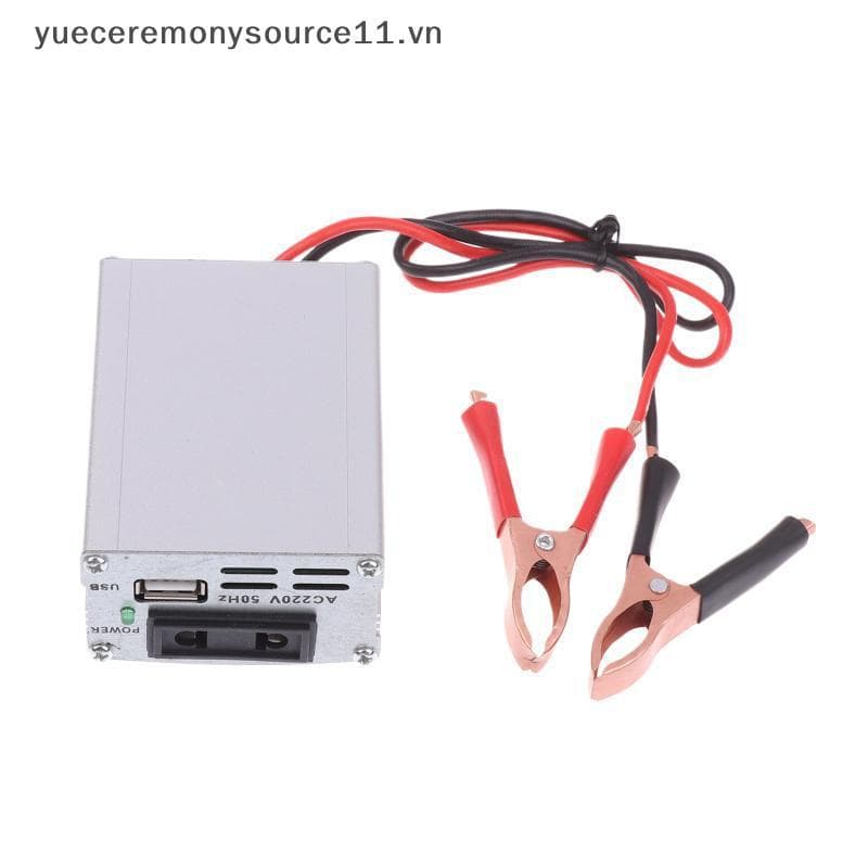 Inversor De Carro 12V A 220W 500w 1000w Automático Para Adaptador De Fonte De Alimentação Energia DC 12V AC 220V Pó Sola