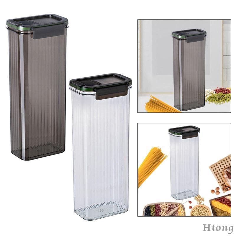 [Htong] Recipiente De Espaguete , Armazenamento , Com Tampa Hermética , Material PP Para Macarrão , Grãos , De Cozinha